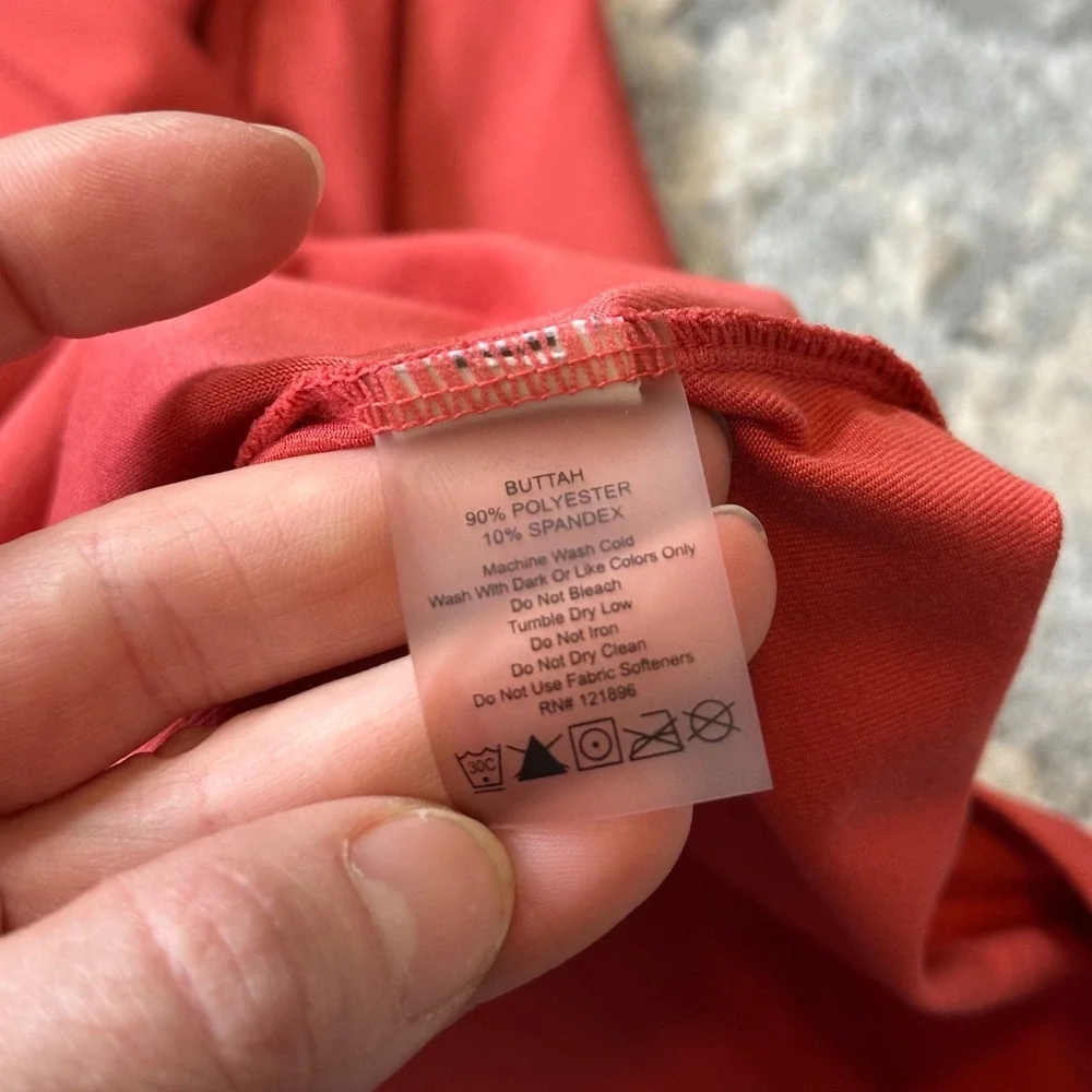 Title‎ Nine Dream Buttah Dress A-Line Sleeveless XL Terracotta Orange Active - Picture 9 of 10